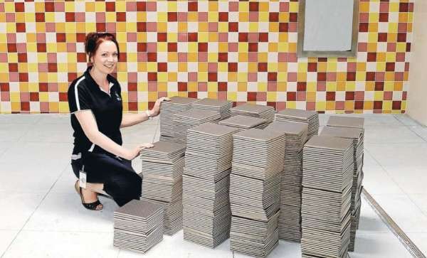 AQUATIC CENTRE UPGRADES: Aquamoves Centre Manager Sarah Lewis in the indoor wet area change rooms, which are being refurbished as part of a $1.3M upgrade. Photo: Emma Hillier.