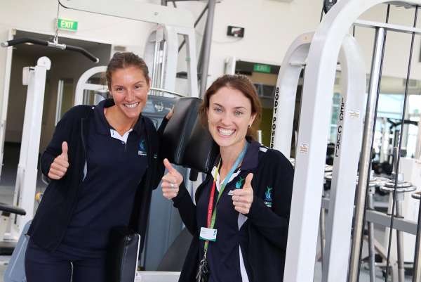 Tiaan and Jacqui are looking forward to the new equipment being installed in the Aquamoves Gym tomorrow.