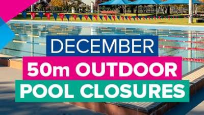  Outdoor 50m Pool Availability This December