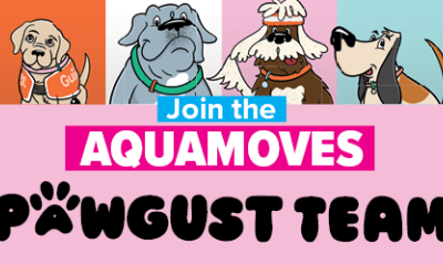 Join the Aquamoves Pawgust Team!
