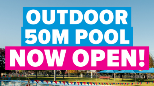 Splash into Summer: Outdoor 50m Pool Now Open