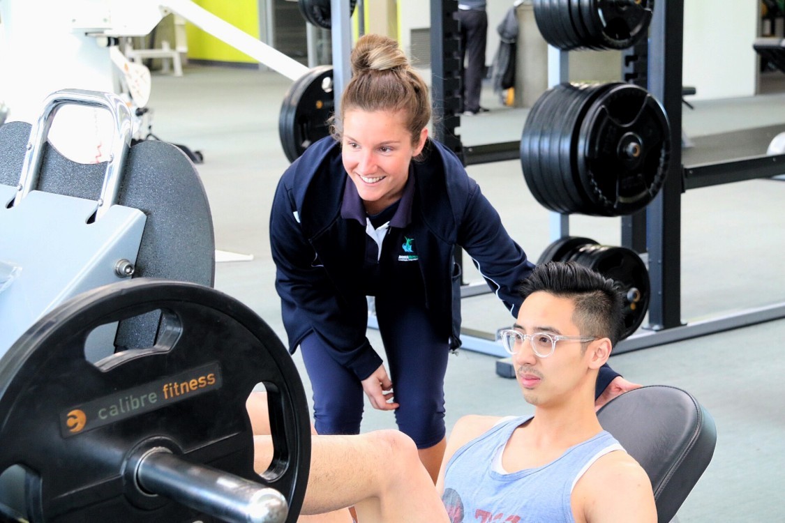 Tiaan in the gym - August 2016