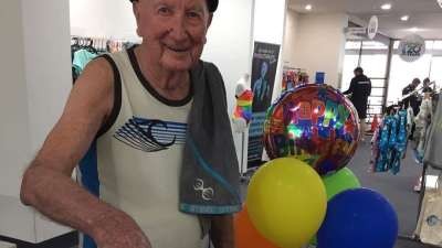 90 years old and still coming to the gym daily!
