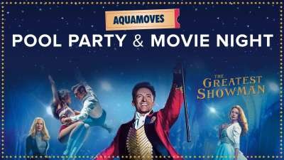 Aquamoves’ popular movie night and pool party is back! 