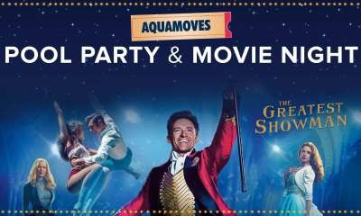 Aquamoves’ popular movie night and pool party is back! 