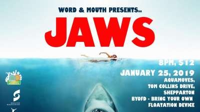 Word and Mouth presents: Dive-In Movie – Jaws!