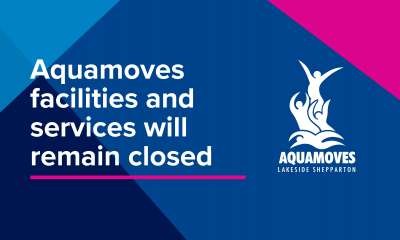 Aquamoves facilities and services currently closed