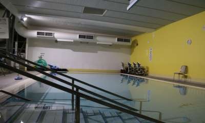 Hydrotherapy pool temperature low