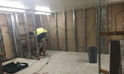 Dry area change rooms gutted