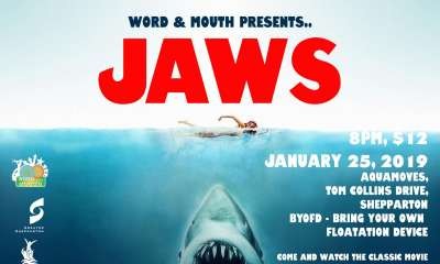 Word and Mouth presents: Dive-In Movie – Jaws!