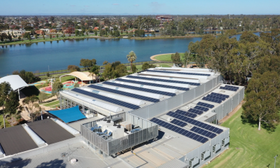 Solar panels installed on Aquamoves and Shepparton Saleyards rooftops